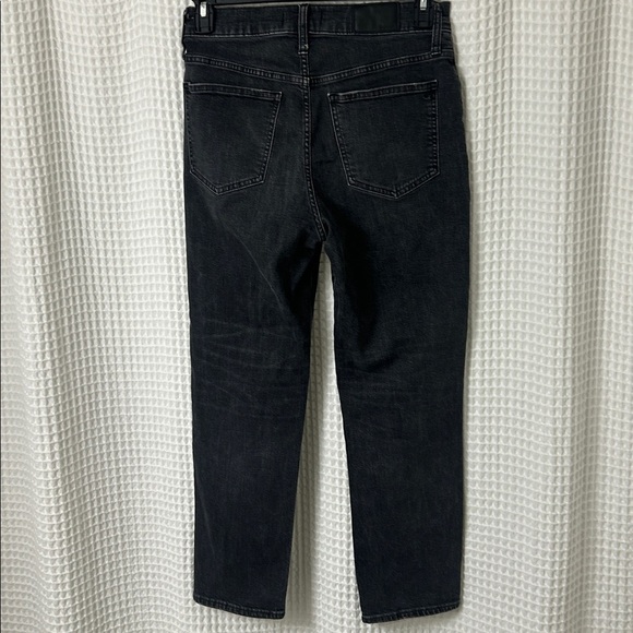 Madewell The Perfect Vintage Crop Jean Size 28 Black Denim - Picture 8 of 14